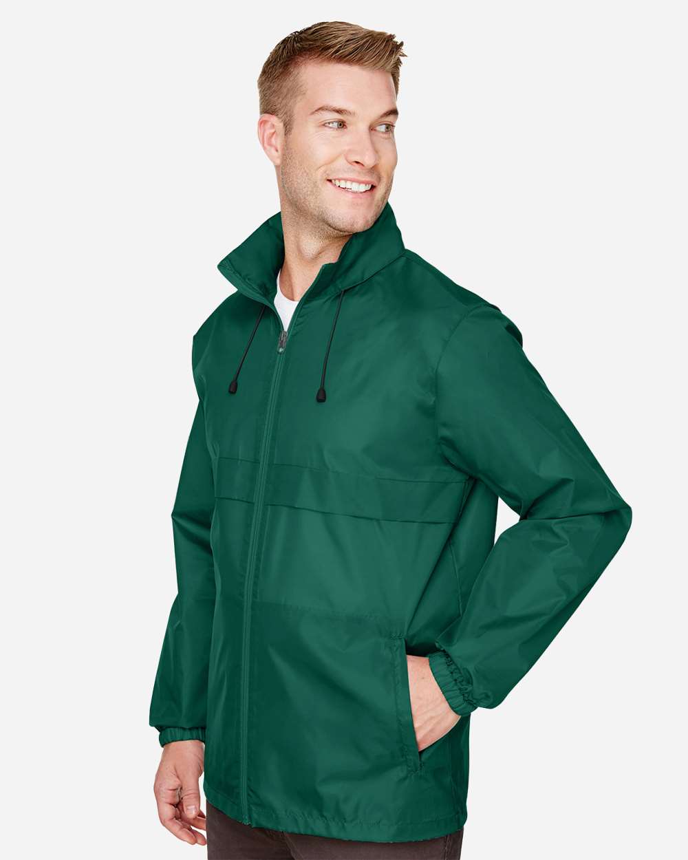 Unisex Zone Protect Lightweight Jacket - OnModelSide - B729D9072 - Sport Forest