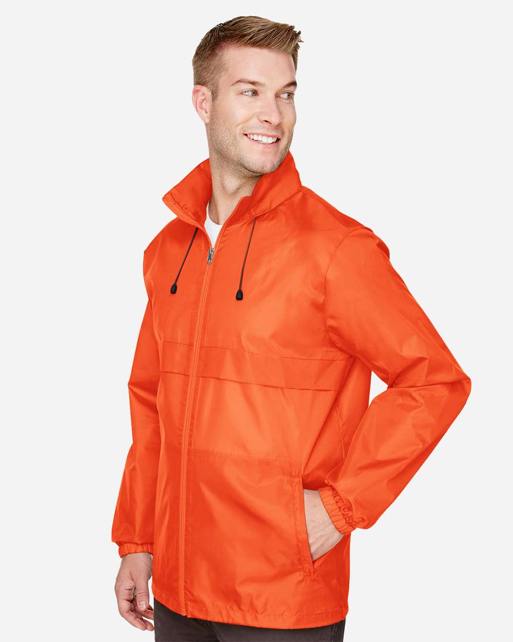 Unisex Zone Protect Lightweight Jacket - OnModelSide - B729D9662 - Sport Orange