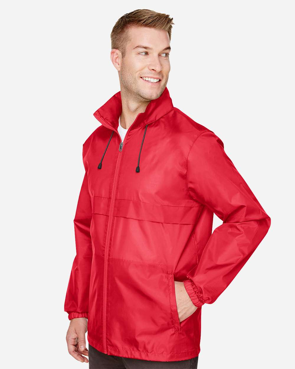 Unisex Zone Protect Lightweight Jacket - OnModelSide - B729D9702 - Sport Red