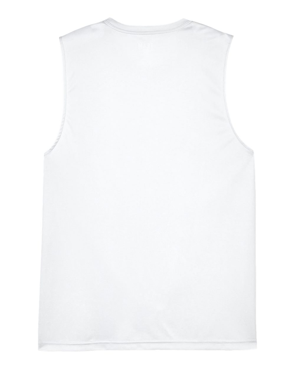 Men's Zone Performance Muscle T-Shirt - Back - B676D9002 - White