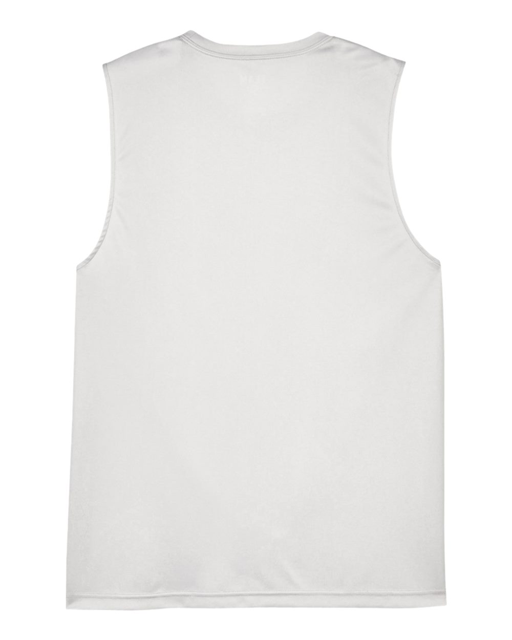Men's Zone Performance Muscle T-Shirt - Back - B676D9352 - Sport Silver