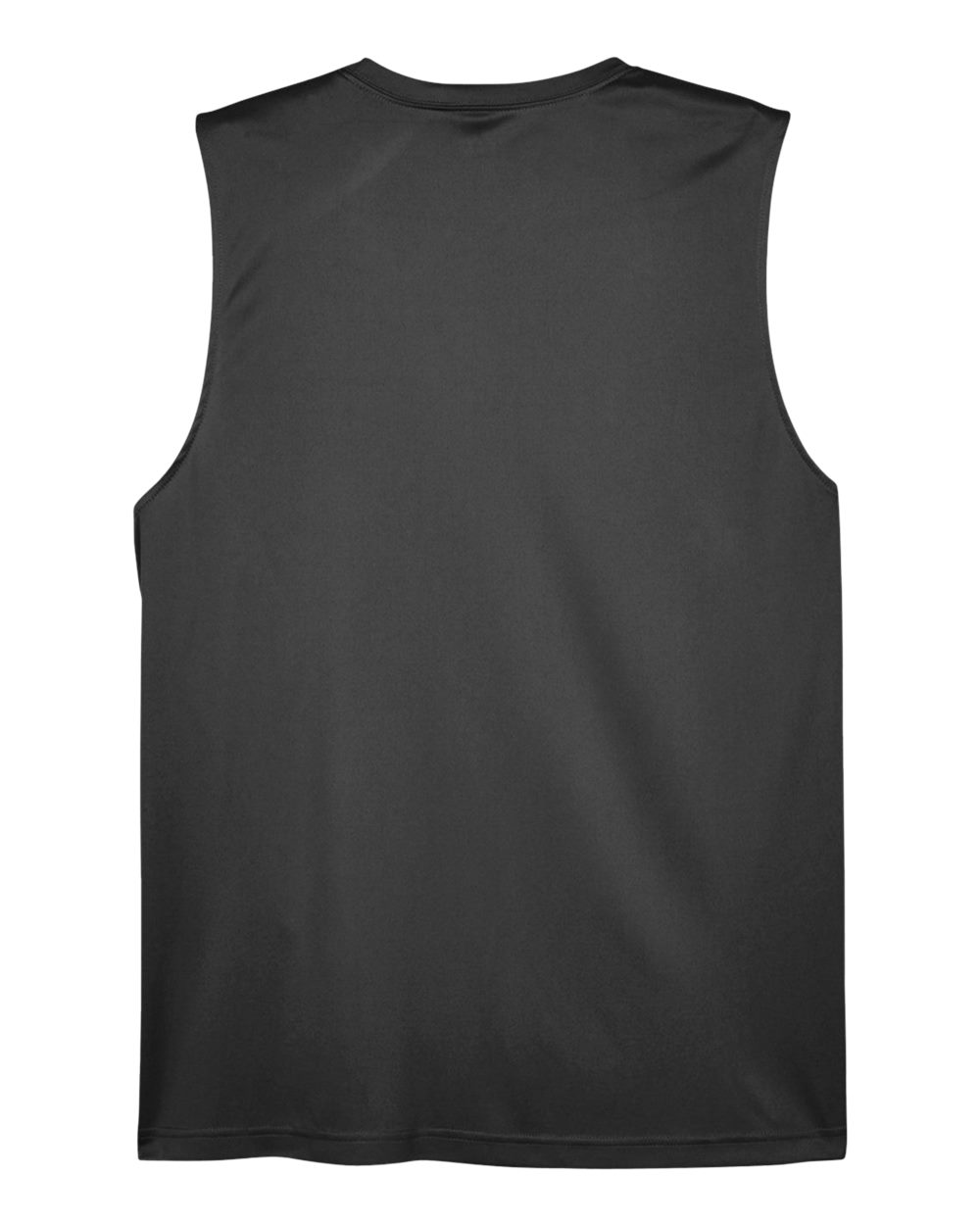 Men's Zone Performance Muscle T-Shirt - Back - B676D9502 - Black