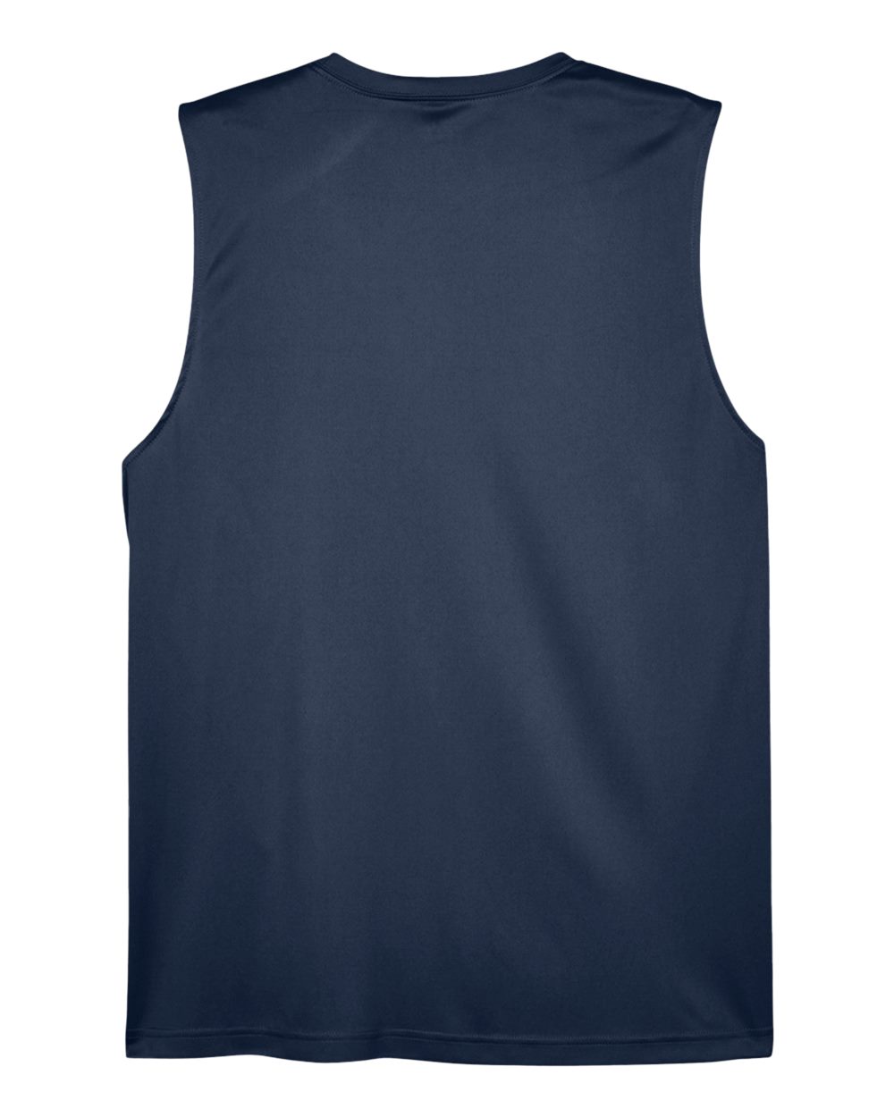 Men's Zone Performance Muscle T-Shirt - Back - B676D9652 - Sport Dark Navy