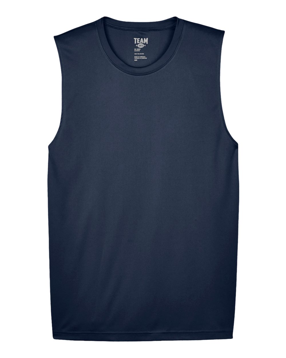 Men's Zone Performance Muscle T-Shirt - Front - B676D9652 - Sport Dark Navy