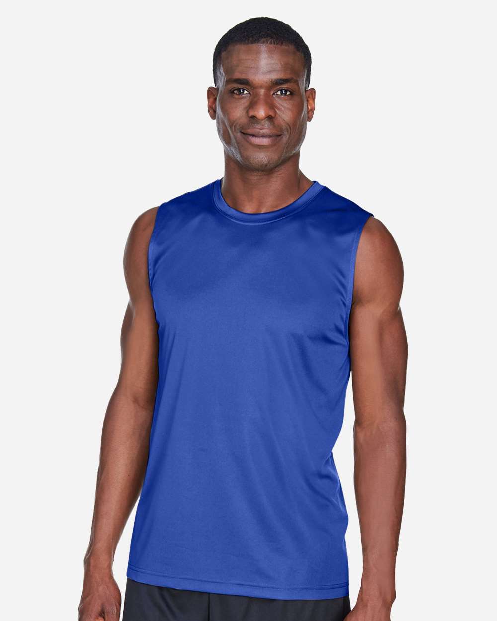 Men's Zone Performance Muscle T-Shirt - OnModelFront - B676D9752 - Sport Royal