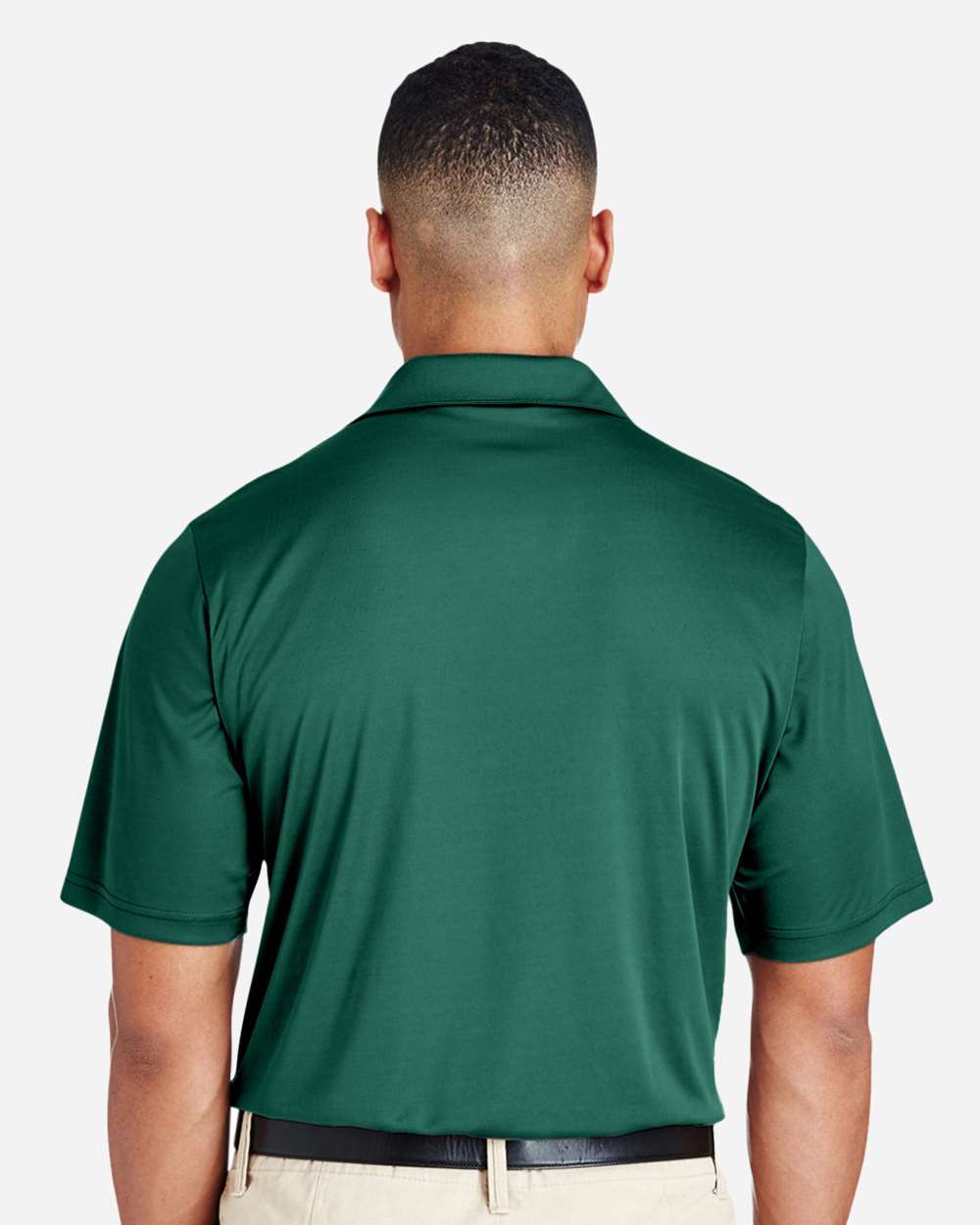 Men's Zone Performance Polo - OnModelBack - B365D9072 - Sport Forest