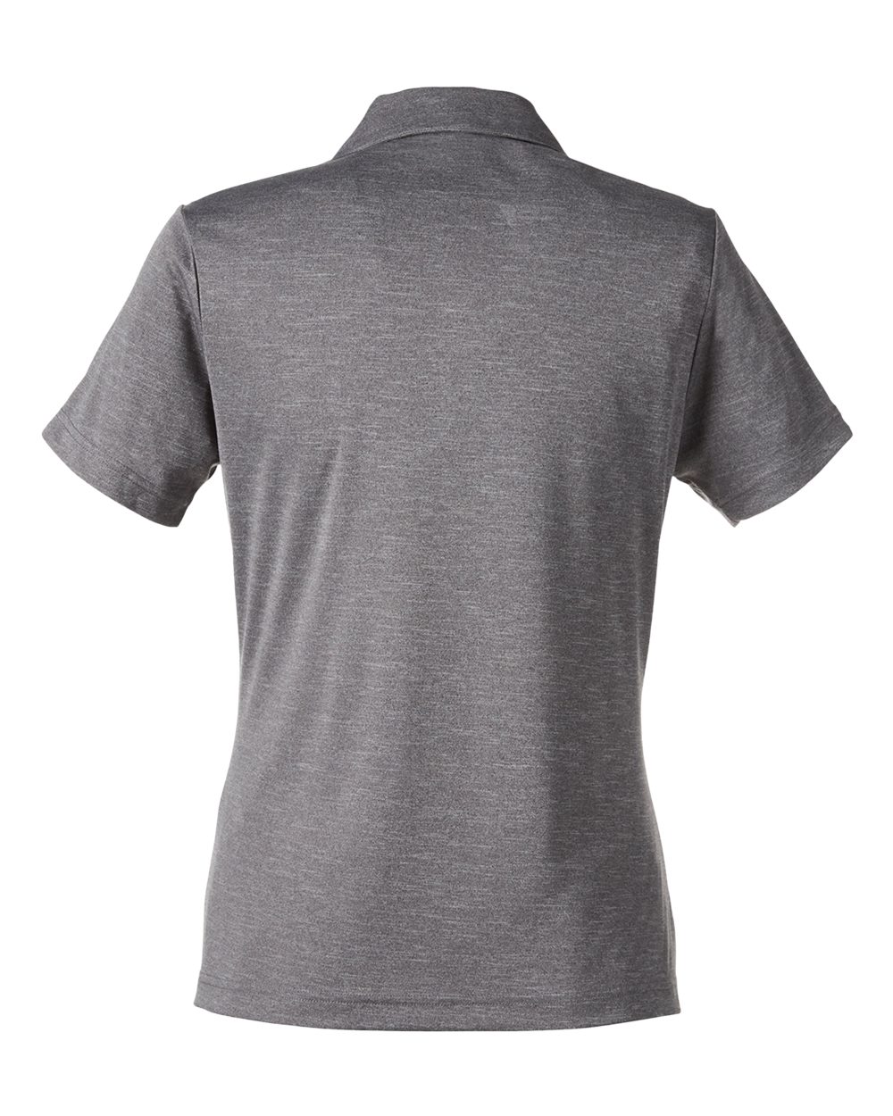 Women's Zone Sonic Heather Performance Polo - Back - B718D9022 - Dark Grey Heather