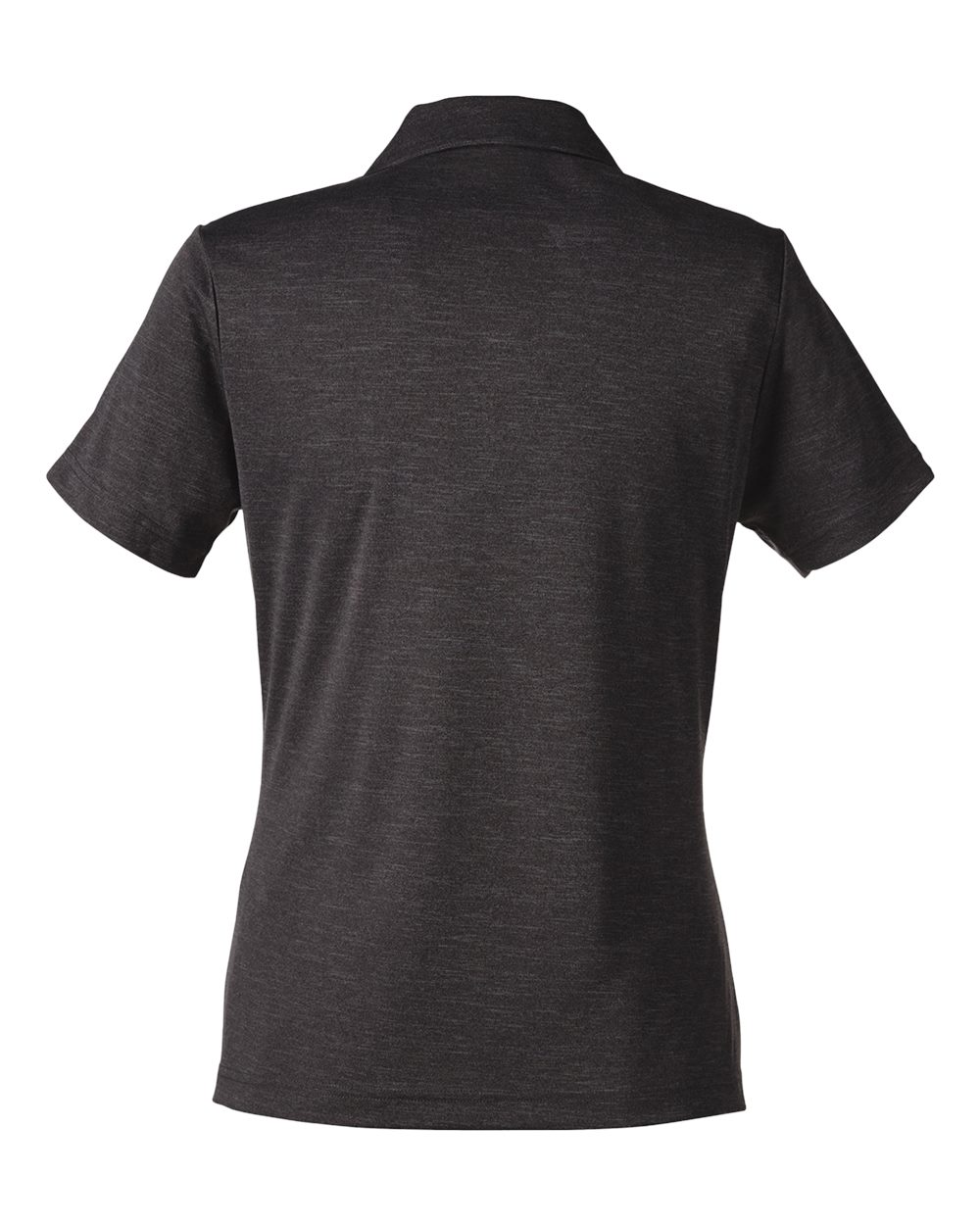 Women's Zone Sonic Heather Performance Polo - Back - B718D9502 - Black Heather
