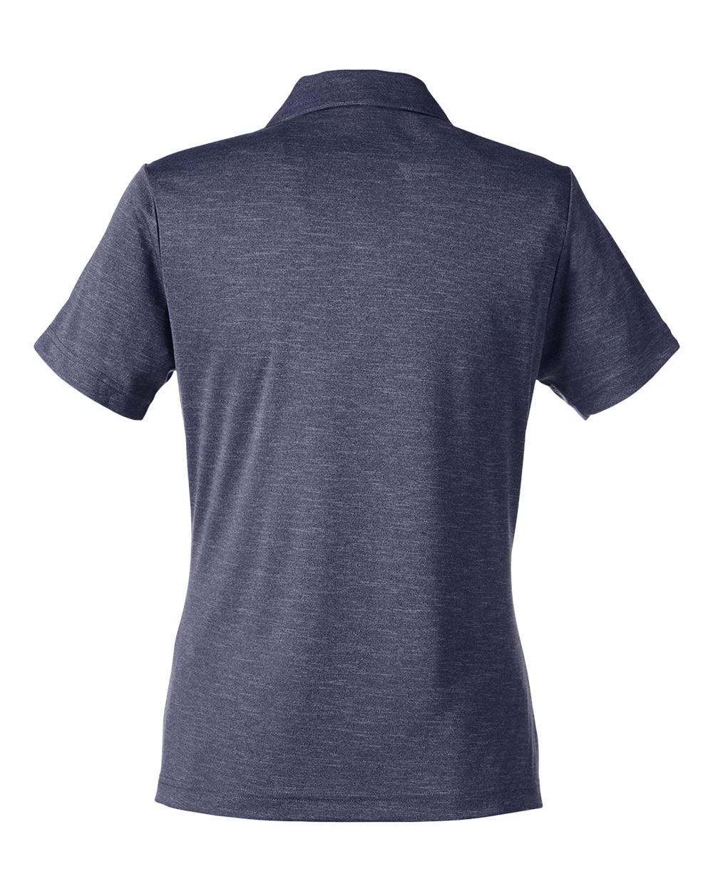 Women's Zone Sonic Heather Performance Polo - Back - B718D9652 - Sport Dark Navy Heather