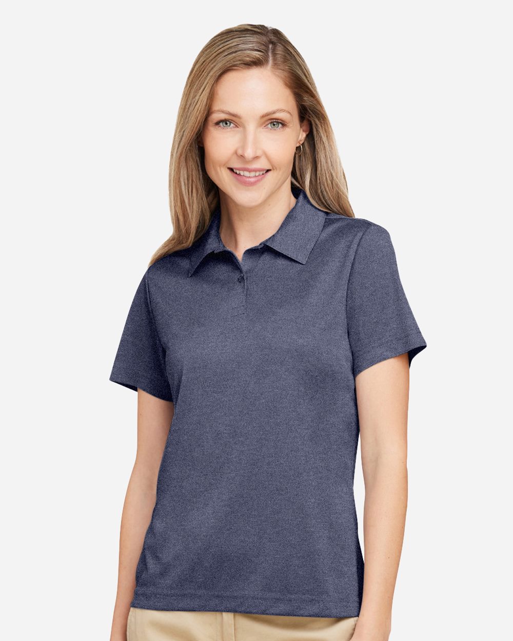 Women's Zone Sonic Heather Performance Polo - styleImage