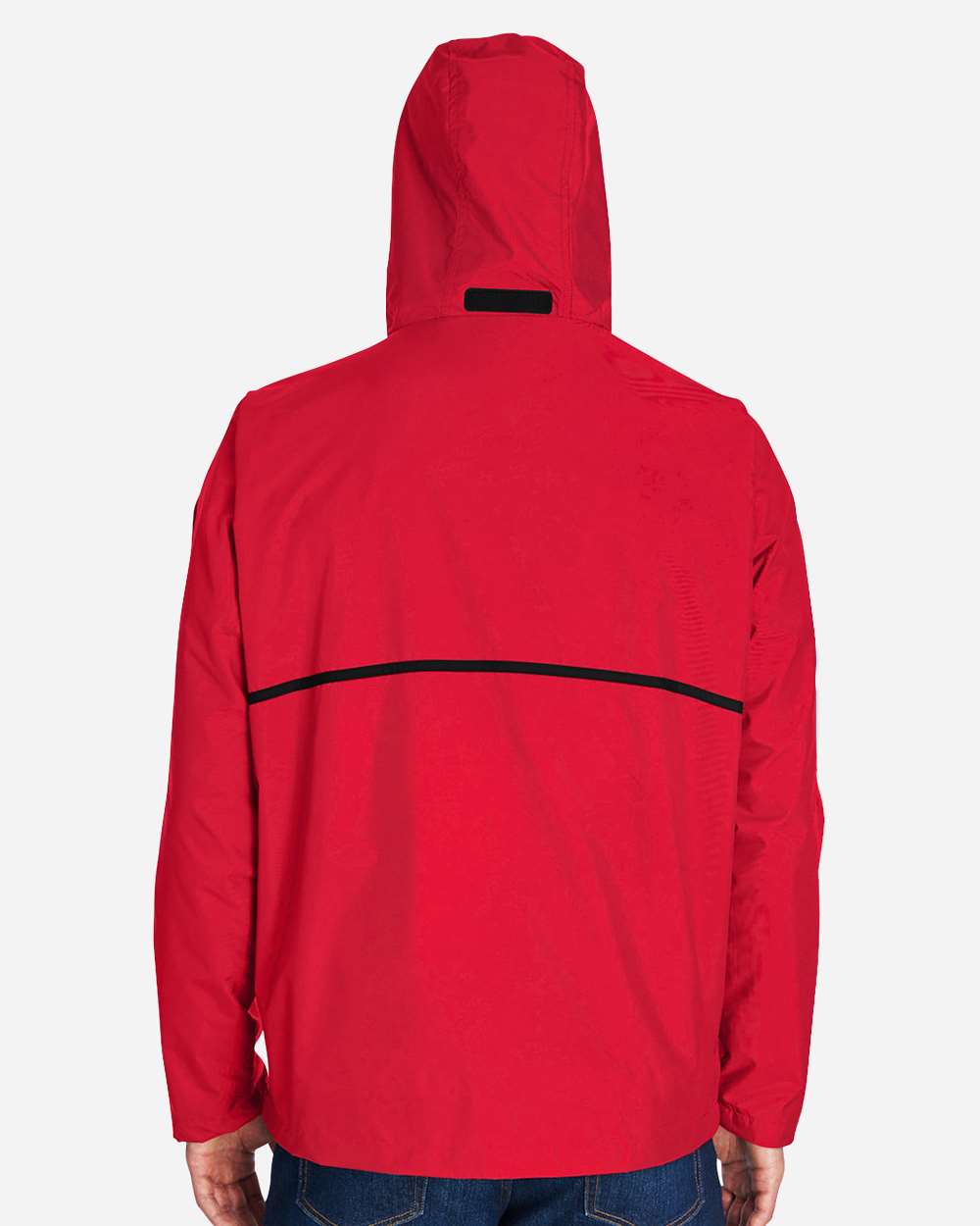 Unisex Conquest Jacket with Mesh Lining - OnModelBack - B726D9702 - Sport Red