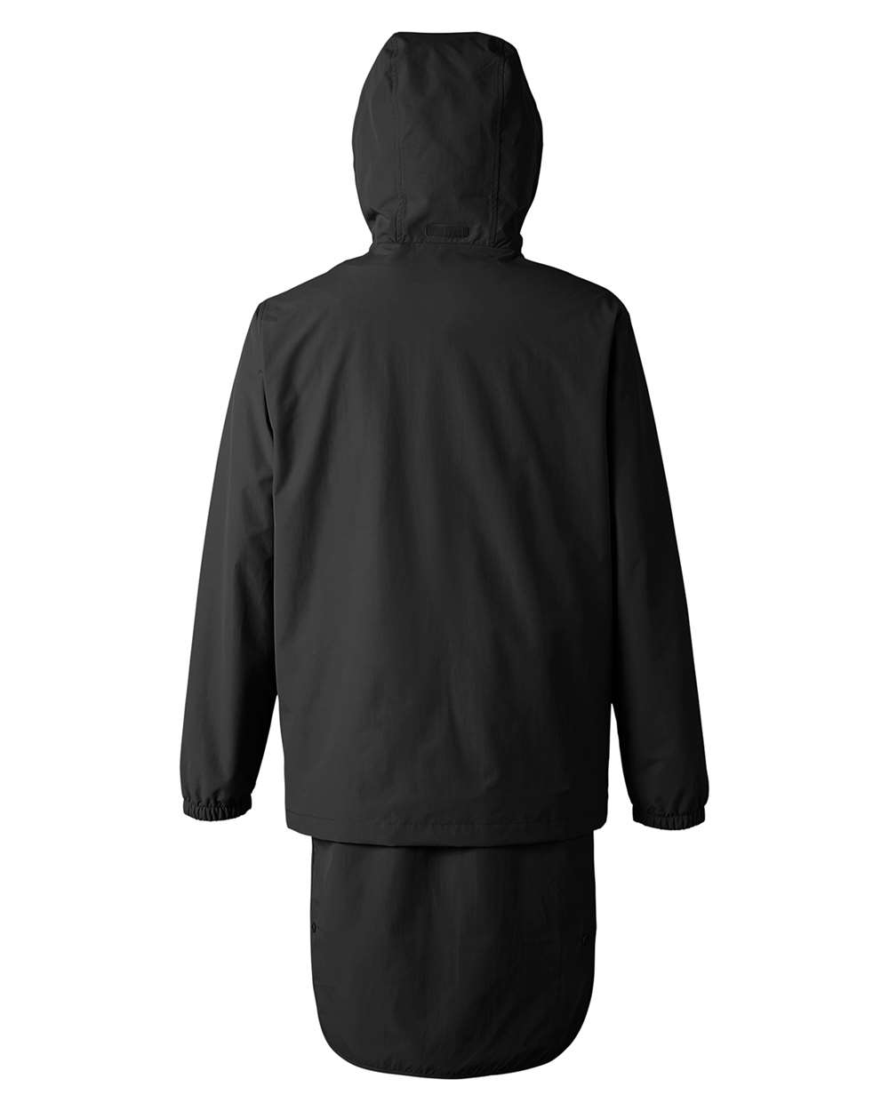 Unisex Zone HydroSport™ Storm Flap Jacket - Back - B748D9502 - Black