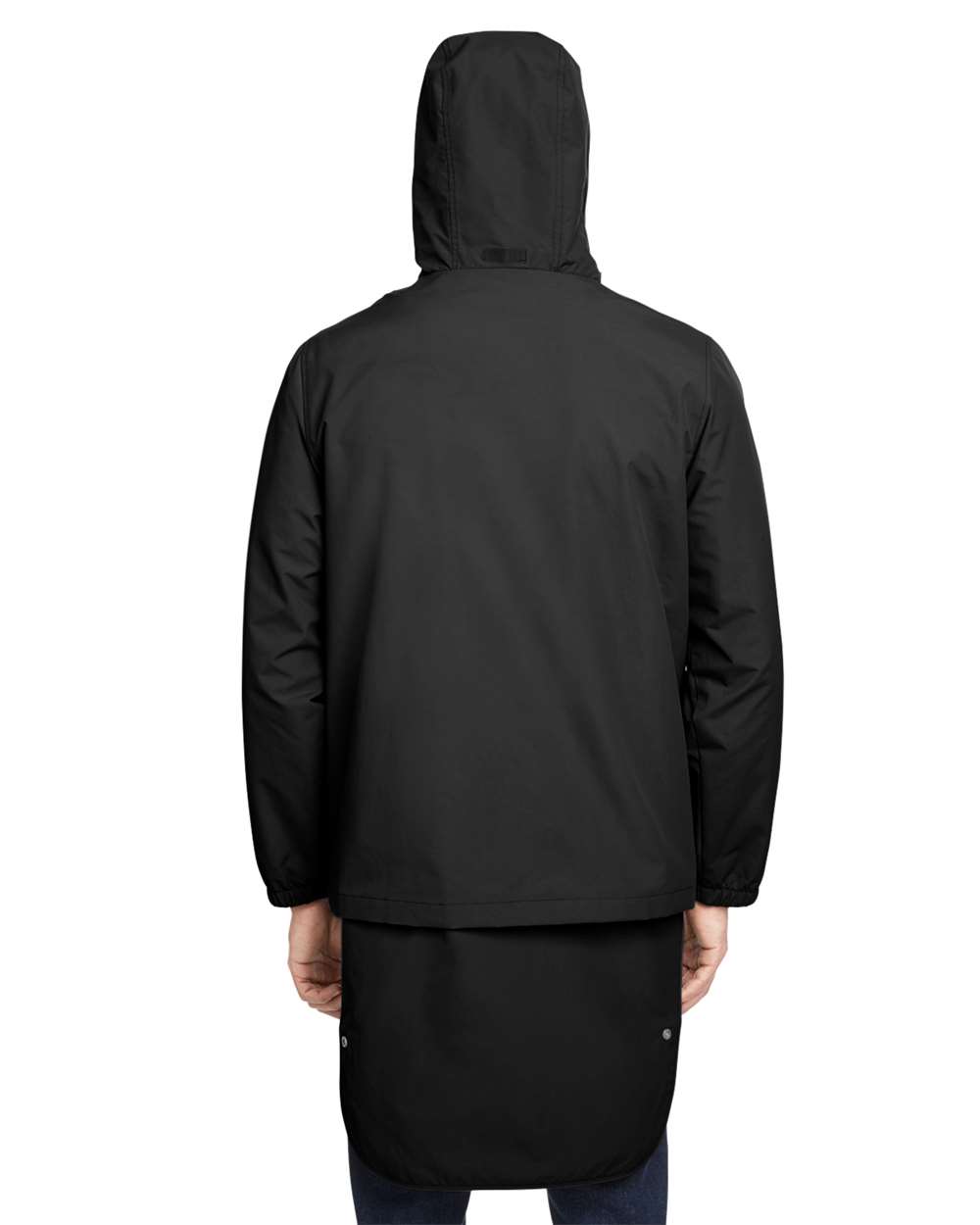 Unisex Zone HydroSport™ Storm Flap Jacket - OnModelBack - B748D9502 - Black