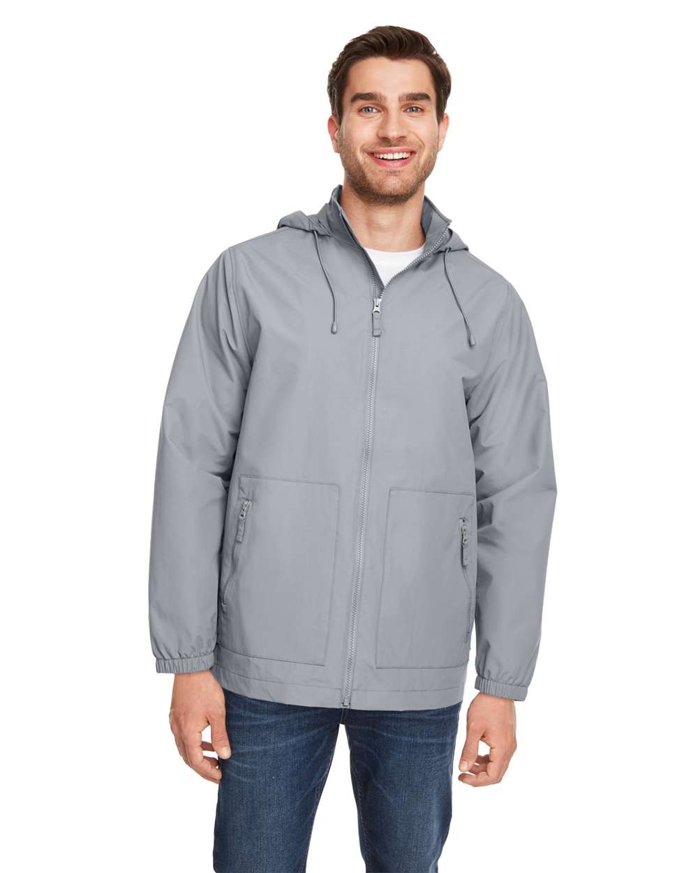 Unisex Zone HydroSport™ Storm Flap Jacket - OnModelFront - B748D9132 - Sport Graphite