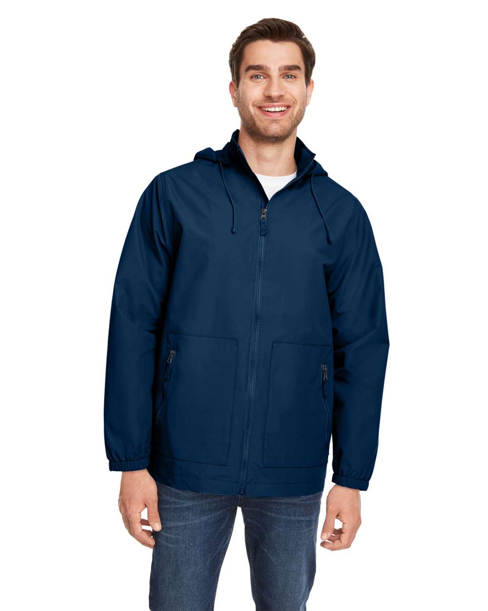 Unisex Zone HydroSport™ Storm Flap Jacket - OnModelFront - B748D9652 - Sport Dark Navy