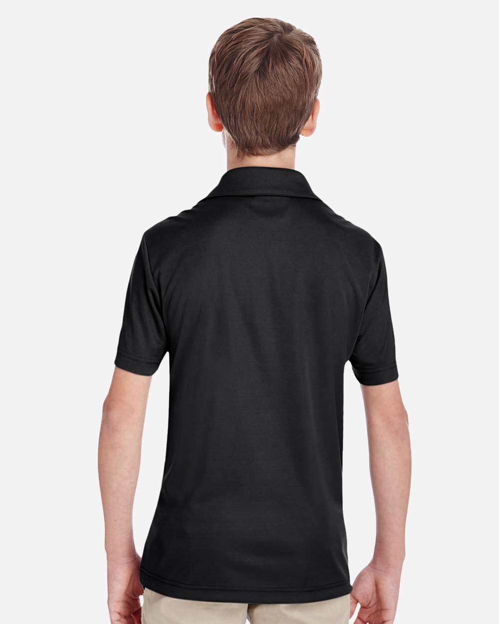 Youth Zone Performance Polo - OnModelBack - B724D9503 - Black