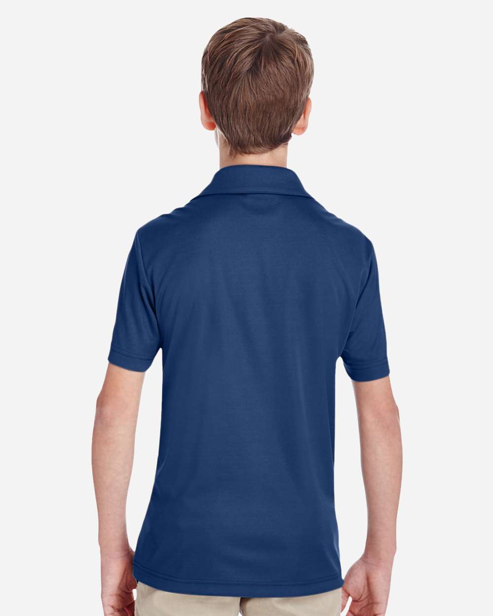 Youth Zone Performance Polo - OnModelBack - B724D9653 - Sport Dark Navy