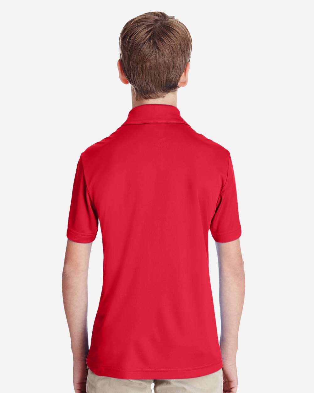 Youth Zone Performance Polo - OnModelBack - B724D9703 - Sport Red