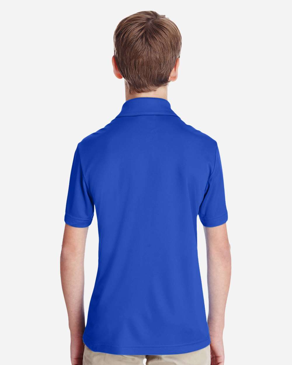 Youth Zone Performance Polo - OnModelBack - B724D9753 - Sport Royal