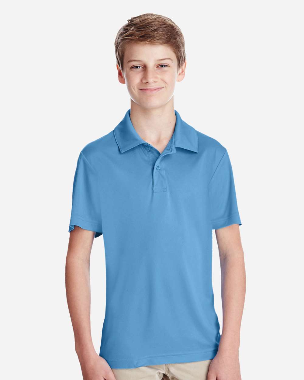 Youth Zone Performance Polo - OnModelFront - B724D9253 - Sport Light Blue