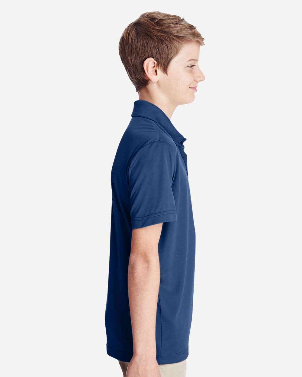 Youth Zone Performance Polo - OnModelSide - B724D9653 - Sport Dark Navy