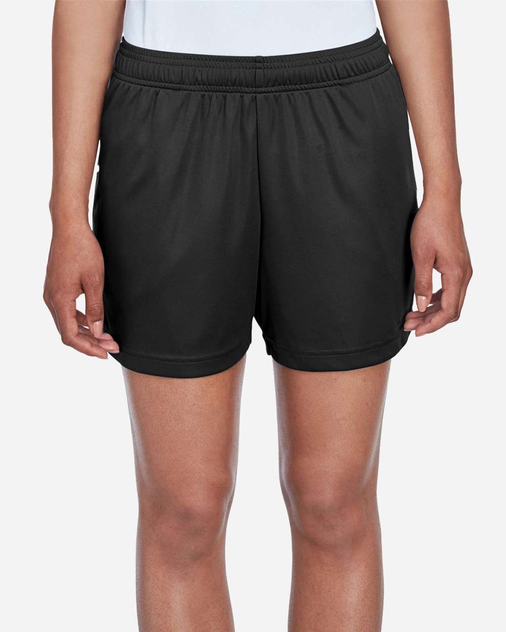 Women's Zone Performance Shorts - OnModelFront - B678D9502 - Black