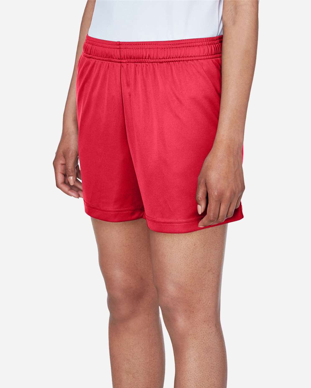 Women's Zone Performance Shorts - OnModelSide - B678D9702 - Sport Red