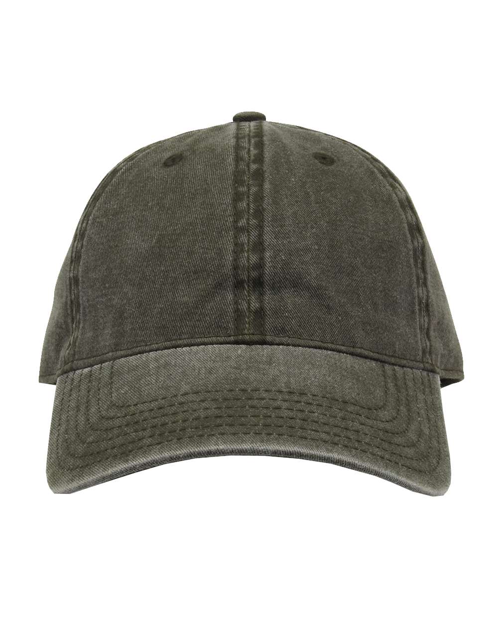 Pigment-Dyed Cap - Front - B13095540 - Army Green