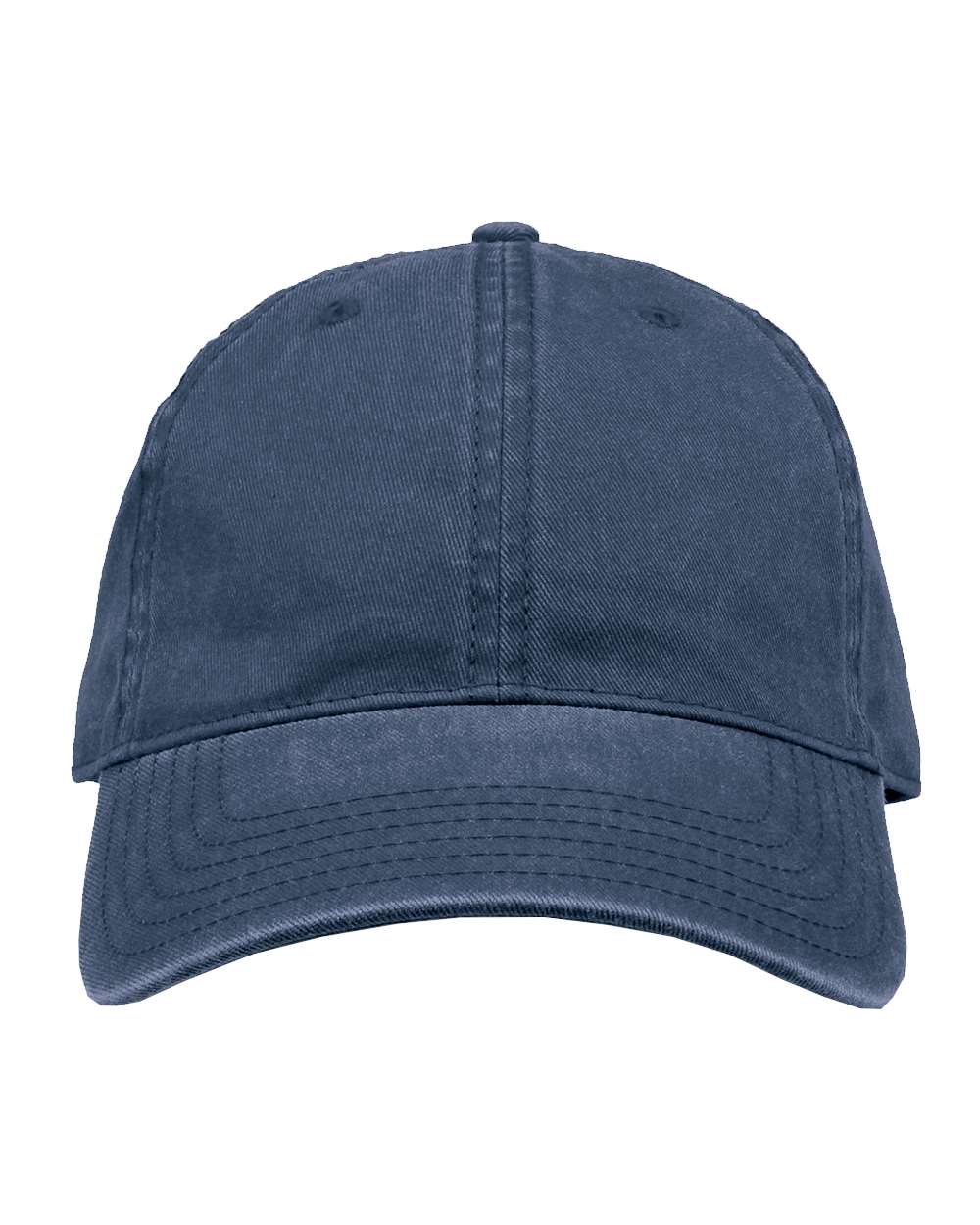 Pigment-Dyed Cap - Front - B13095650 - Navy