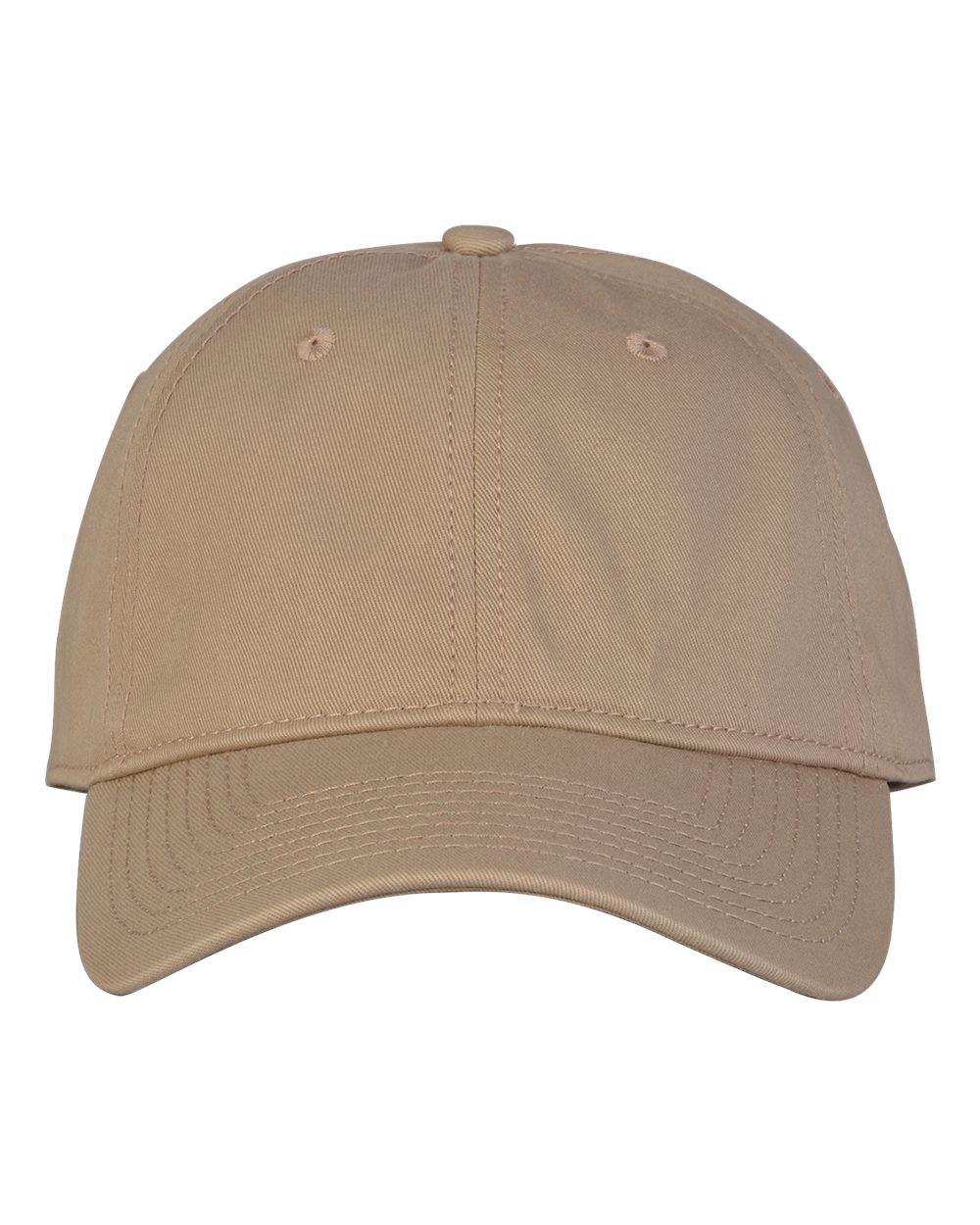 Classic Twill Cap - Front - B26695240 - Khaki