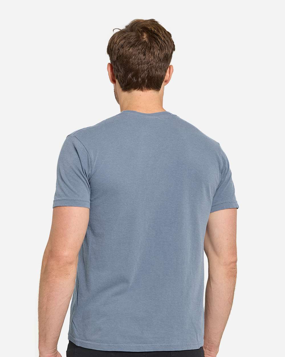 Unisex Colors Garment-Dyed T-Shirt - OnModelBack - B807E0353 - Grey