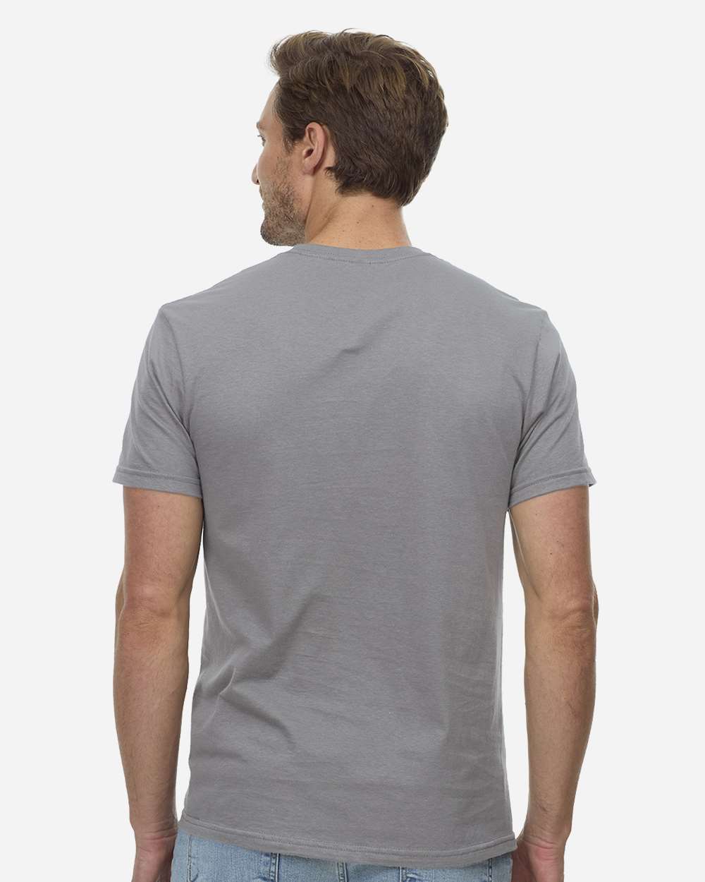 Unisex Epic T-Shirt - OnModelBack - B811E0082 - Asphalt