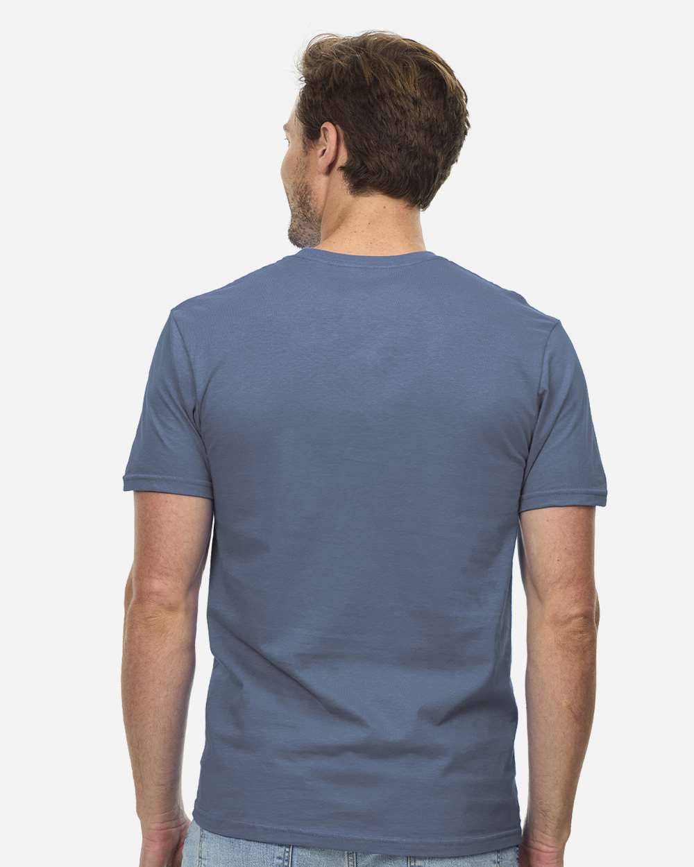Unisex Epic T-Shirt - OnModelBack - B811E0102 - Denim