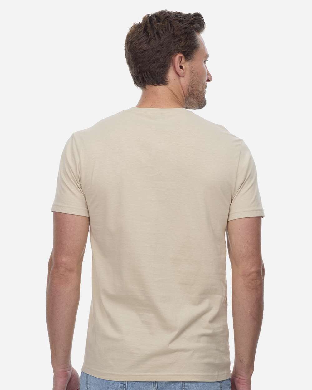 Unisex Epic T-Shirt - OnModelBack - B811E0242 - Cream