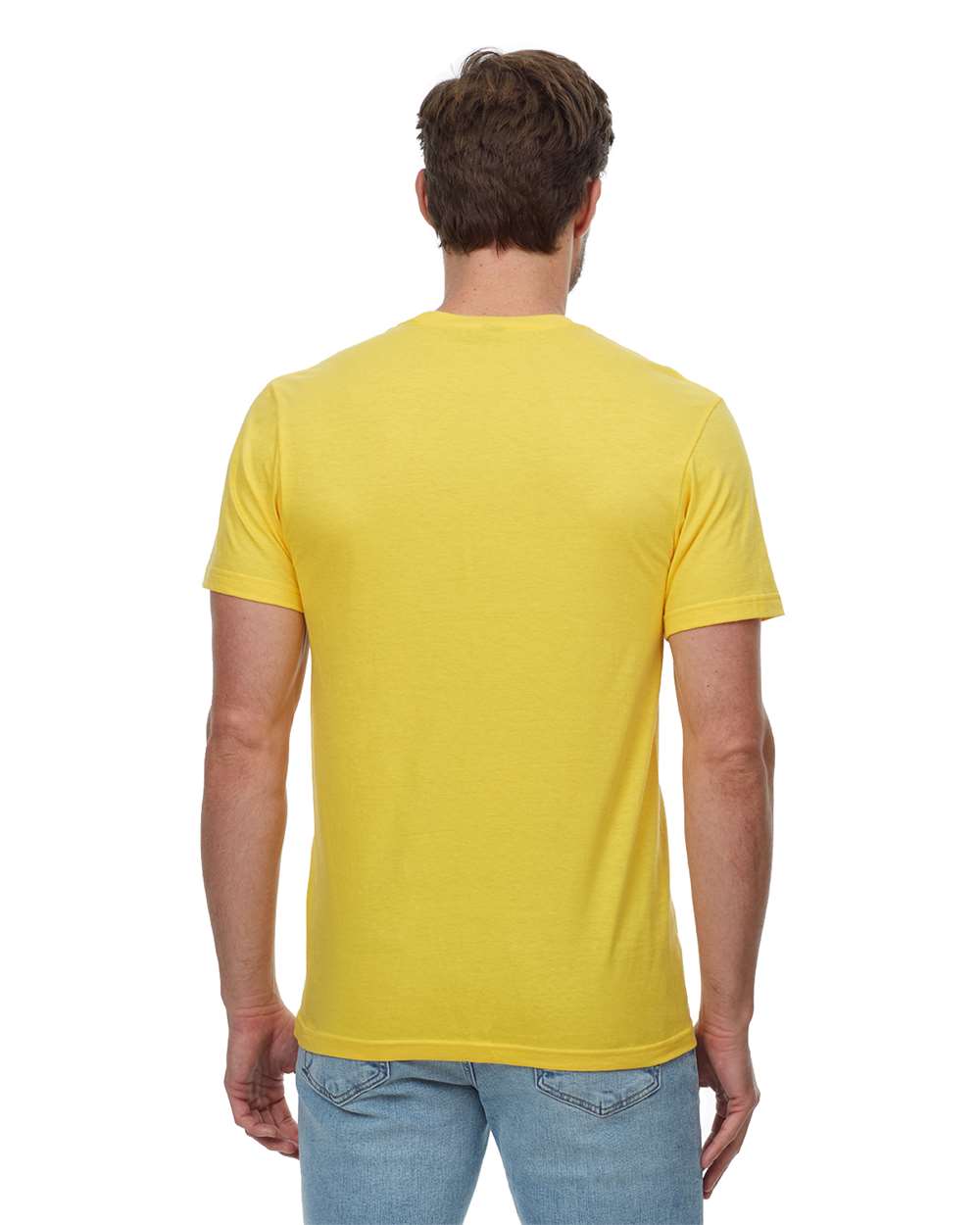 Unisex Epic T-Shirt - OnModelBack - B811E0412 - Bright Yellow