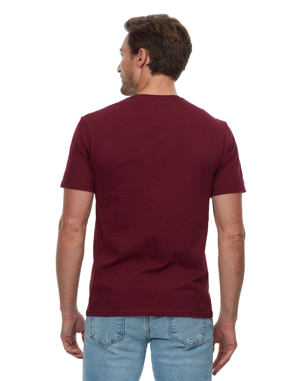 Unisex Epic T-Shirt - OnModelBack - B811E0532 - Maroon