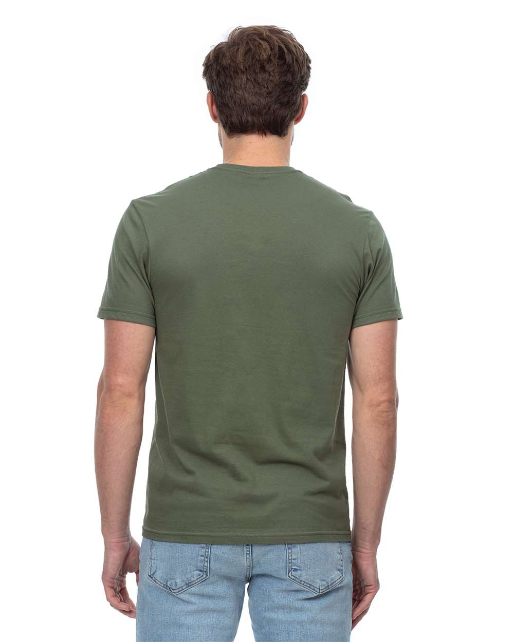 Unisex Epic T-Shirt - OnModelBack - B811E0542 - Military Green