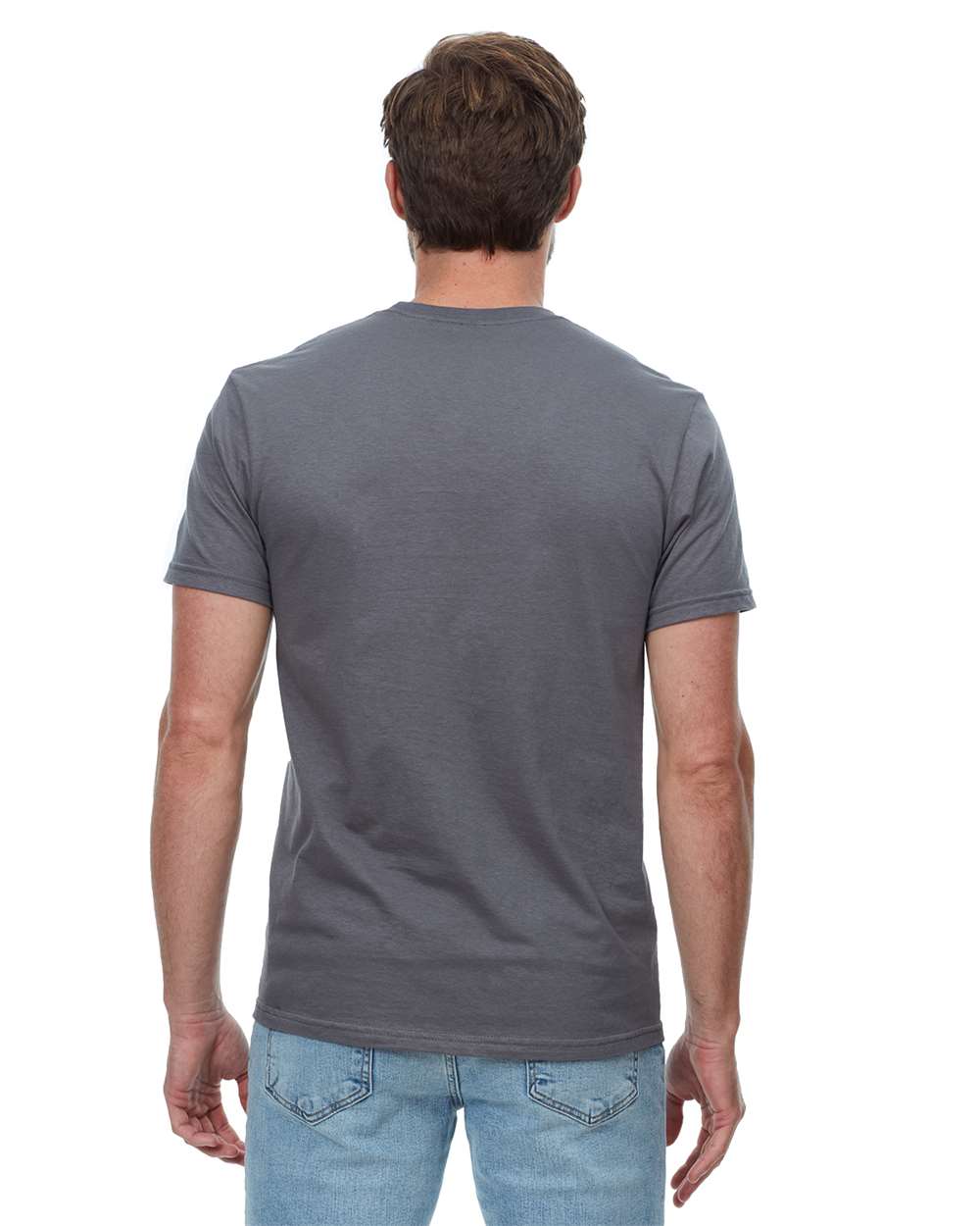 Unisex Epic T-Shirt - OnModelBack - B811E0582 - Charcoal