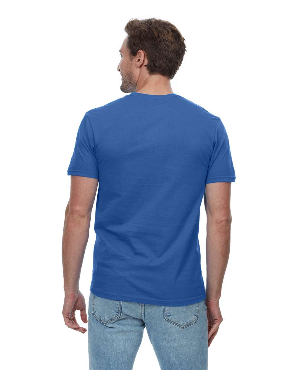 Unisex Epic T-Shirt - OnModelBack - B811E0752 - Royal