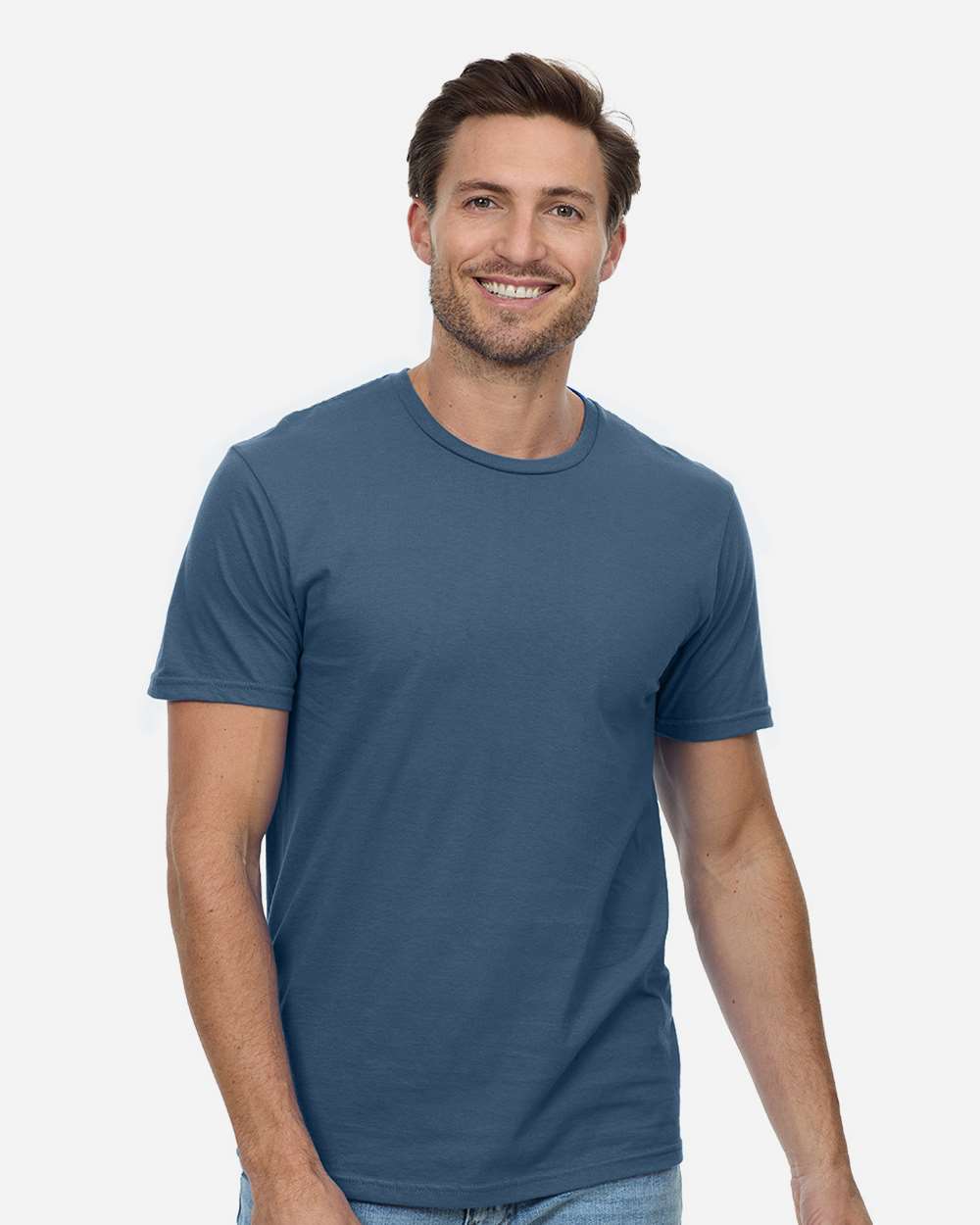 Unisex Epic T-Shirt - OnModelFront - B811E0132 - Steel Blue