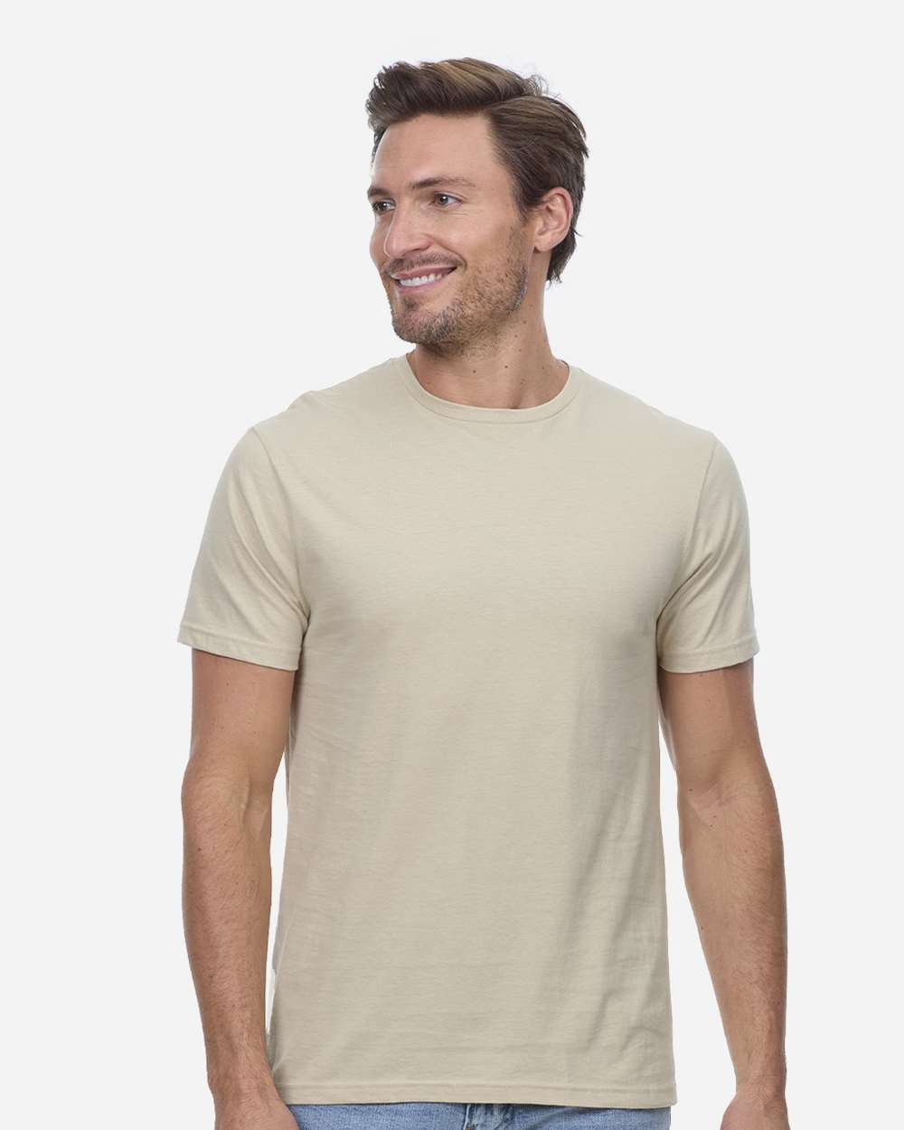 Unisex Epic T-Shirt - OnModelFront - B811E0242 - Cream