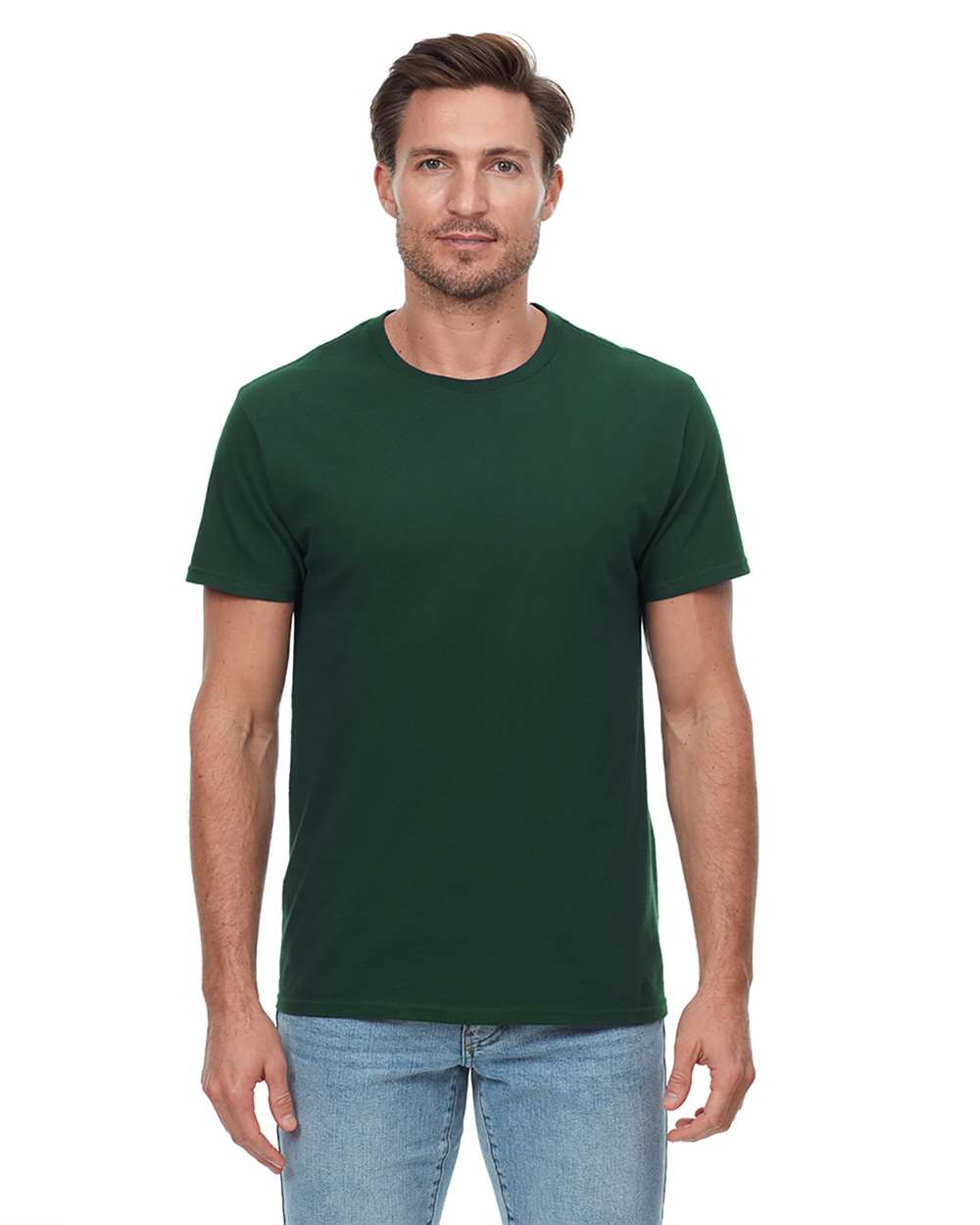 Unisex Epic T-Shirt - OnModelFront - B811E0523 - Forest Green