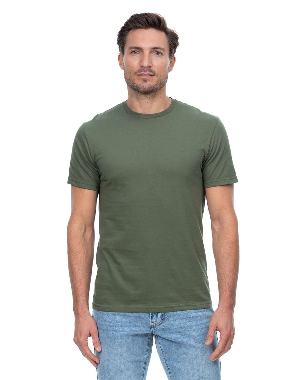 Unisex Epic T-Shirt - OnModelFront - B811E0542 - Military Green