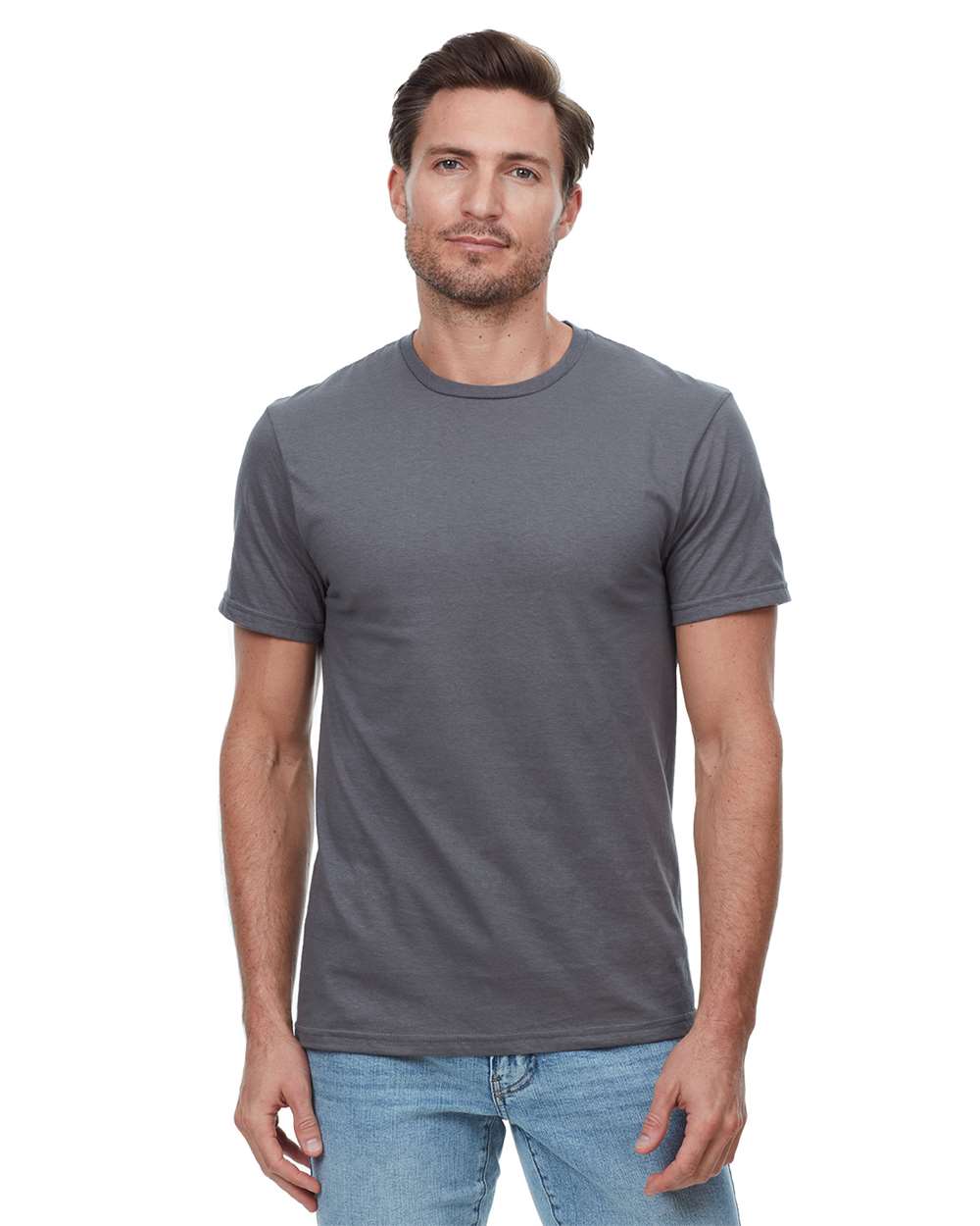 Unisex Epic T-Shirt - OnModelFront - B811E0582 - Charcoal