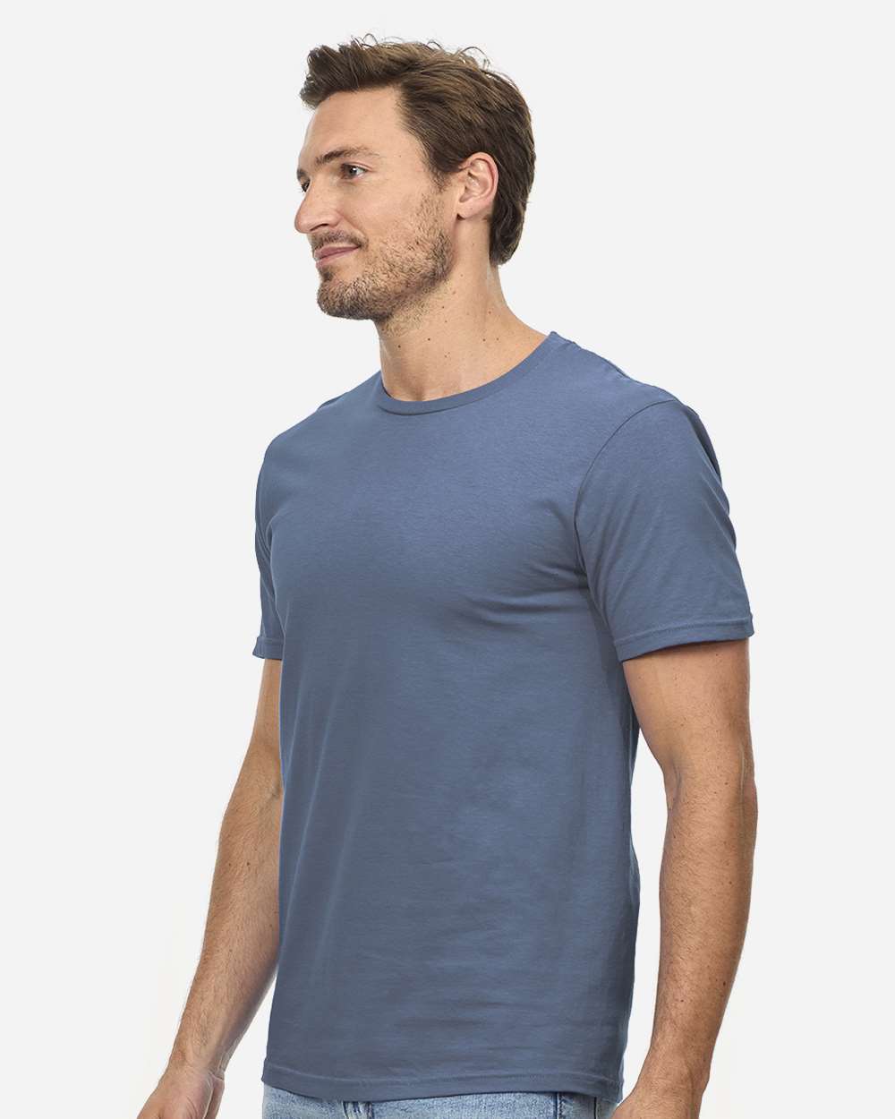 Unisex Epic T-Shirt - OnModelSide - B811E0102 - Denim