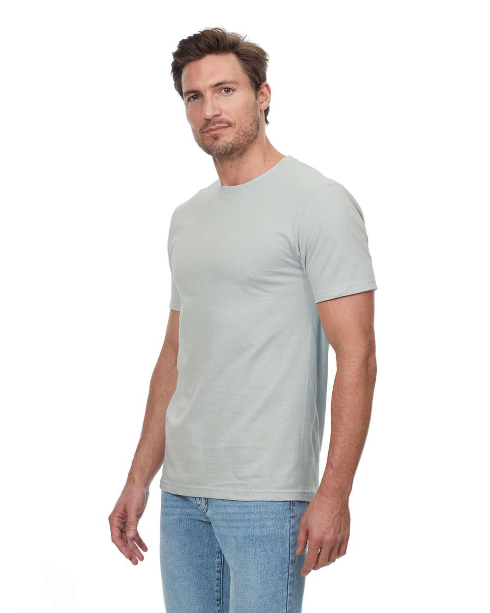 Unisex Epic T-Shirt - OnModelSide - B811E0122 - Silver