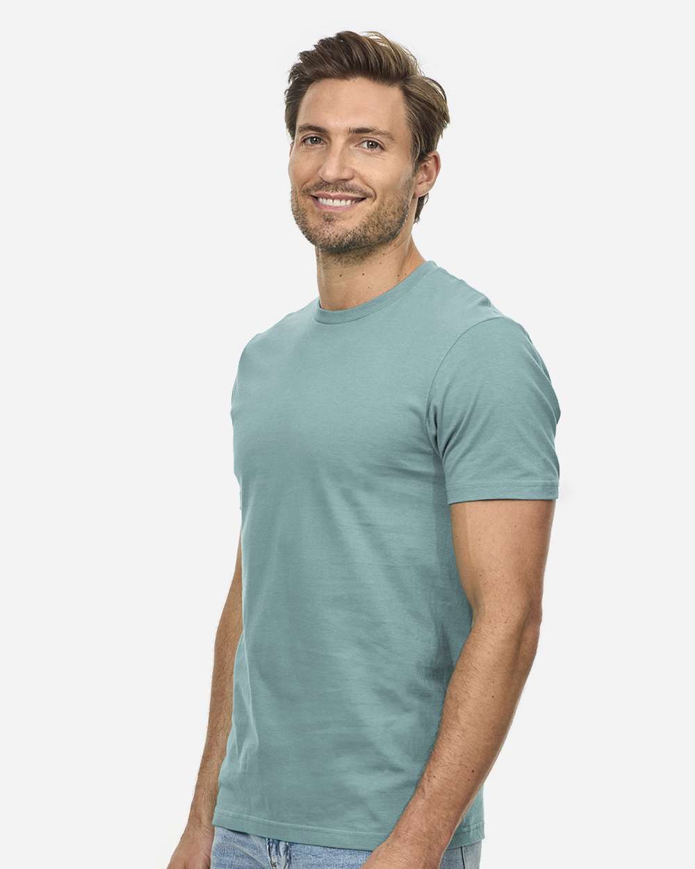 Unisex Epic T-Shirt - OnModelSide - B811E0172 - Seafoam