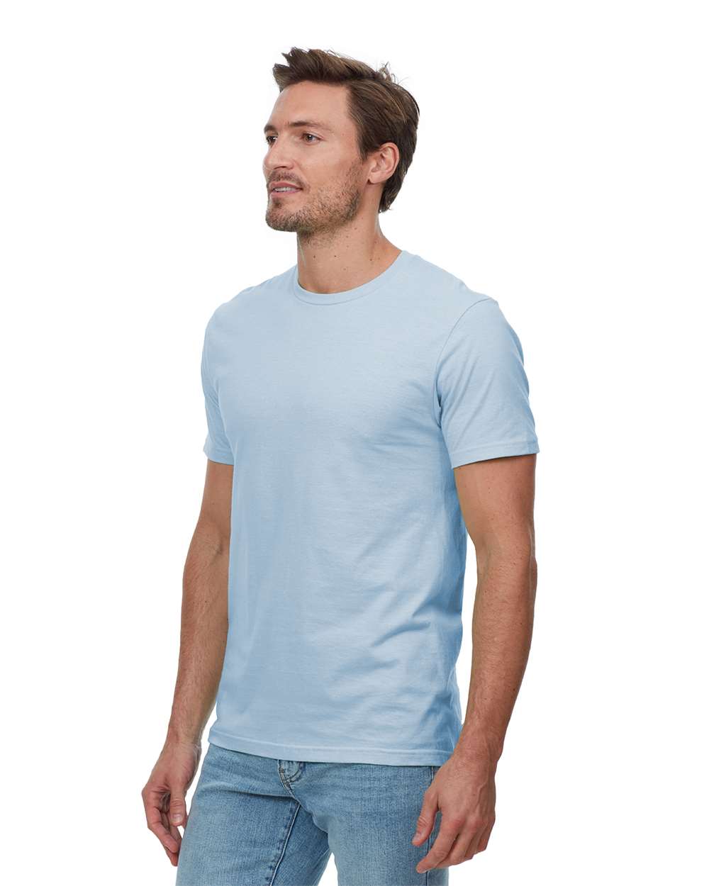 Unisex Epic T-Shirt - OnModelSide - B811E0252 - Light Blue