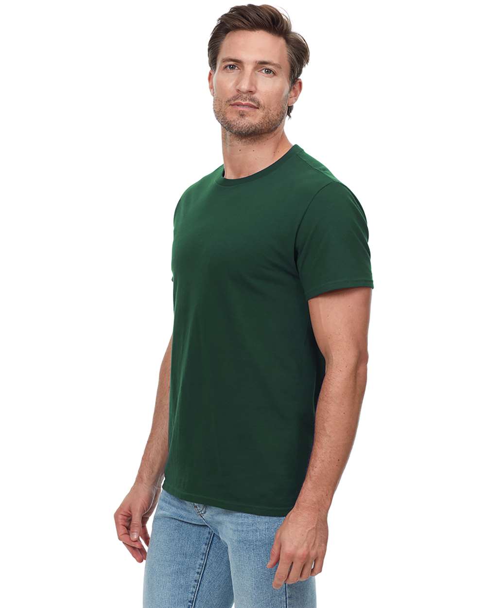Unisex Epic T-Shirt - OnModelSide - B811E0523 - Forest Green