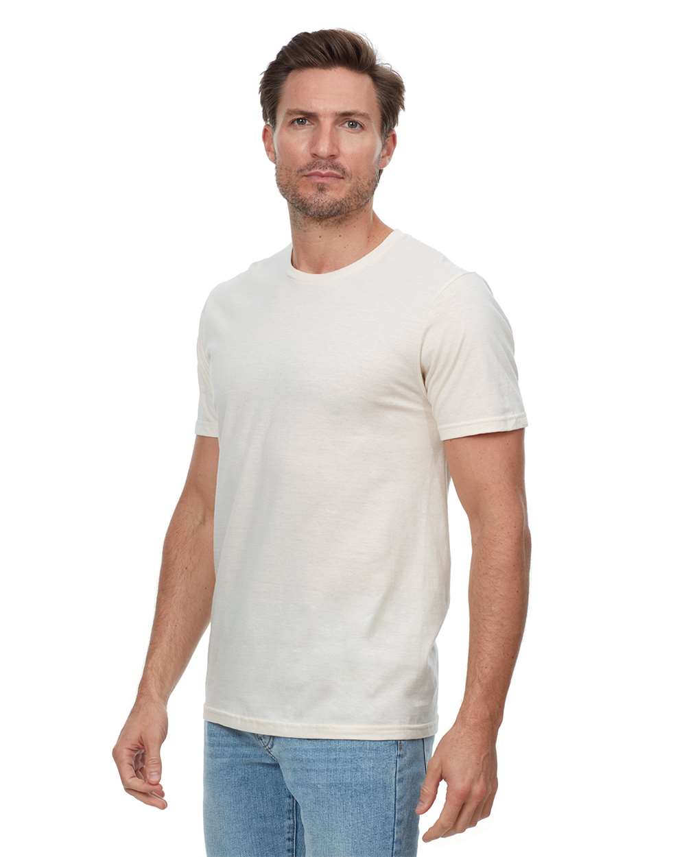 Unisex Epic T-Shirt - OnModelSide - B811E0922 - Natural